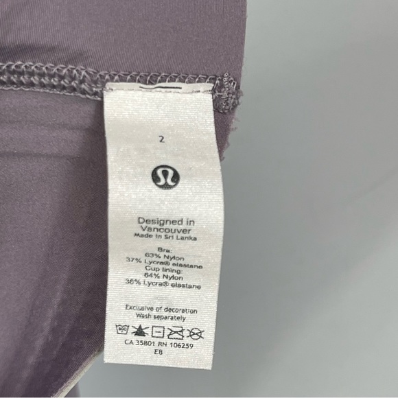 Lululemon Get in Line Bra *Light Support, A/B Cups
Violet Verbena / Chrome 2 - Picture 8 of 11